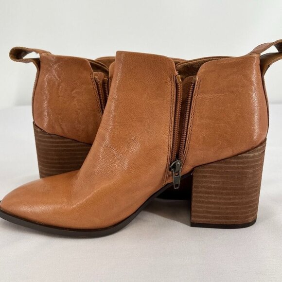 Vionic Lyssa Women's Heeled Boot Size 8.5 Toffee Side Zip - Picture 9 of 16